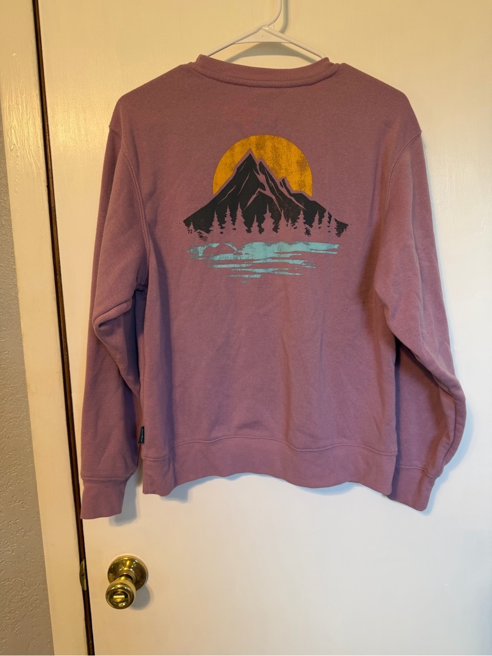 Eddie Bauer Dusty Mauve Crewneck Sweatshirt - Picture 3 of 3